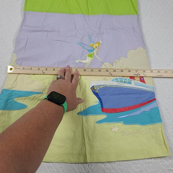 VIntage Disney Cruise embroidered Tinkerbell dress Size XL RARE vacation resort - Picture 5 of 15